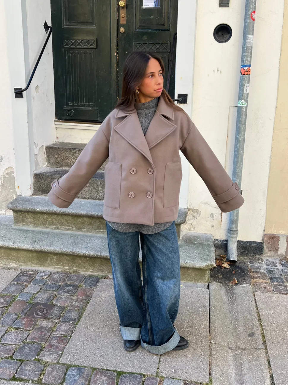 Ginalli jakke - Taupe