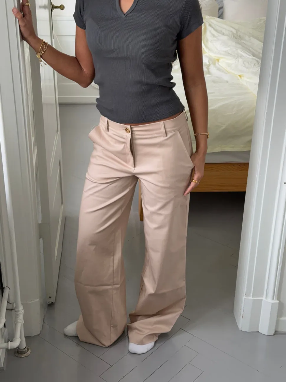 Helene suit bukser - Beige