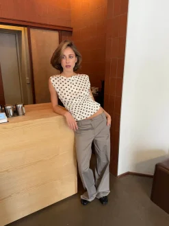 Helene suit bukser - Taupe