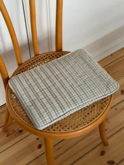 Honey computer sleeve med tern - Beige/grøn