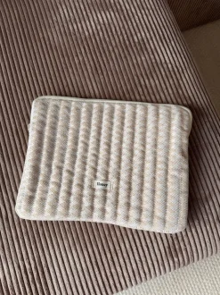 Honey computer sleeve med mønster - Beige