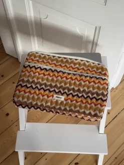 Honey computersleeve med mønster - Multifarvet