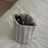 Honey lille stof opbevaring - Hvid/blå striber