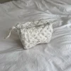 Honey lille toilettaske - Off white med bamser