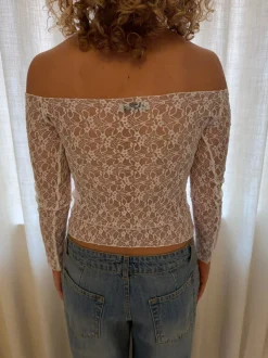 Inez blondebluse - Hvid