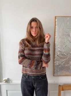 Iris strik - Multifarvet