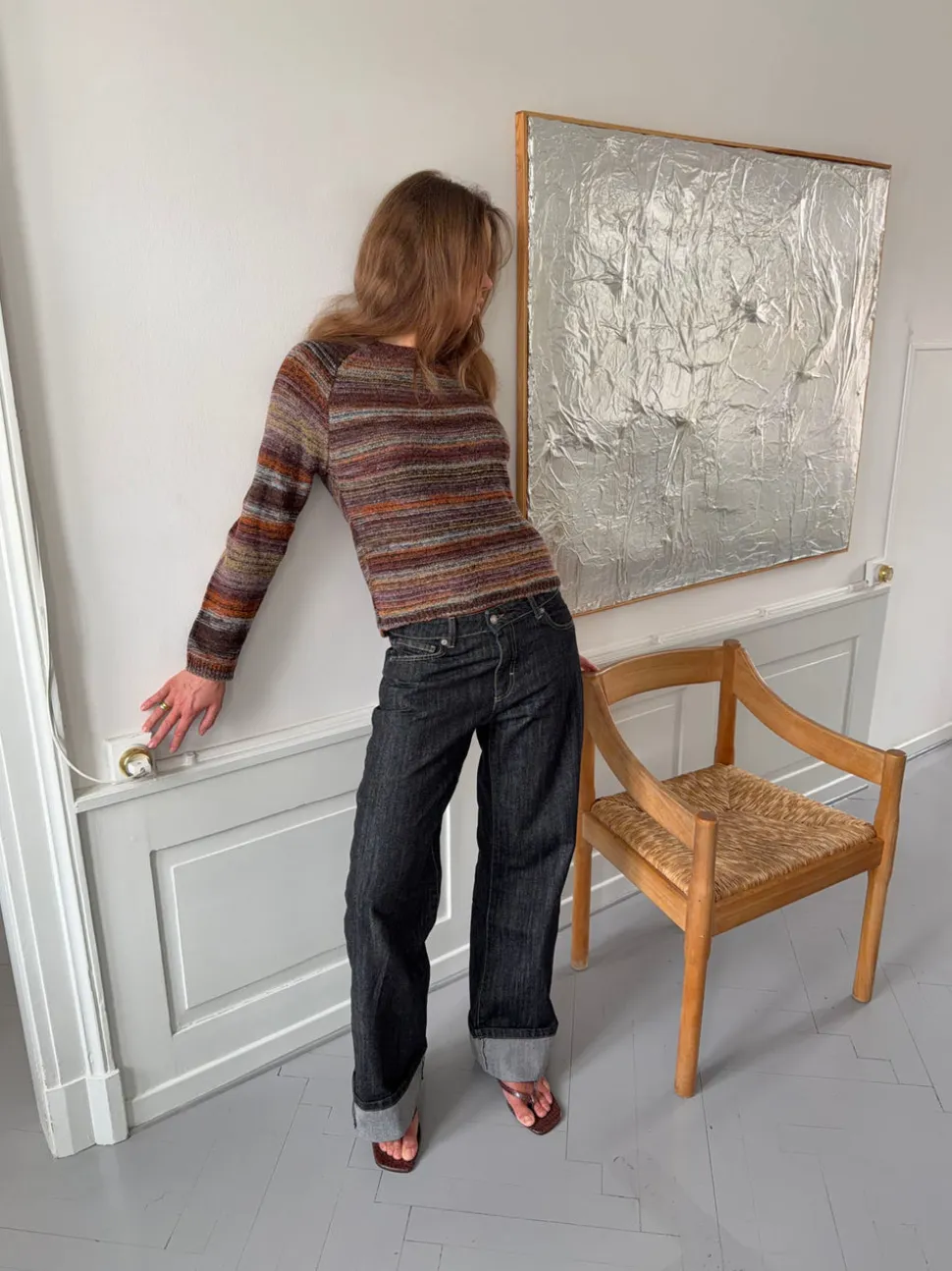 Iris strik - Multifarvet