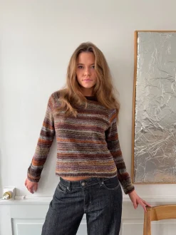 Iris strik - Multifarvet