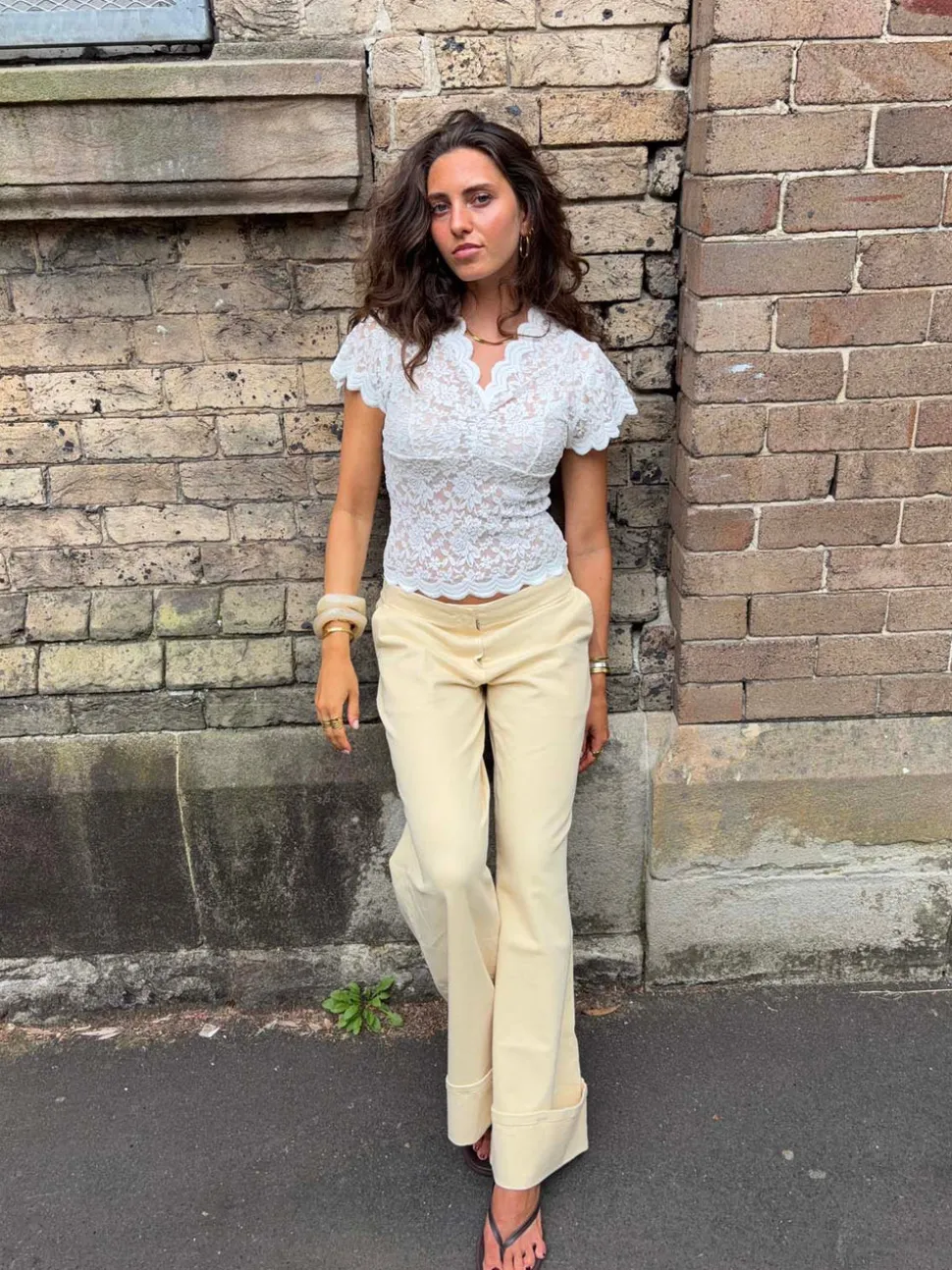 Isabel blondetop - Hvid