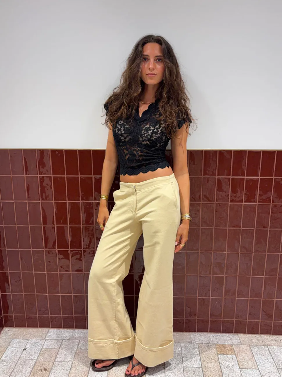 Isabel blondetop - Sort