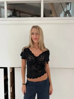 Isabel blondetop - Sort