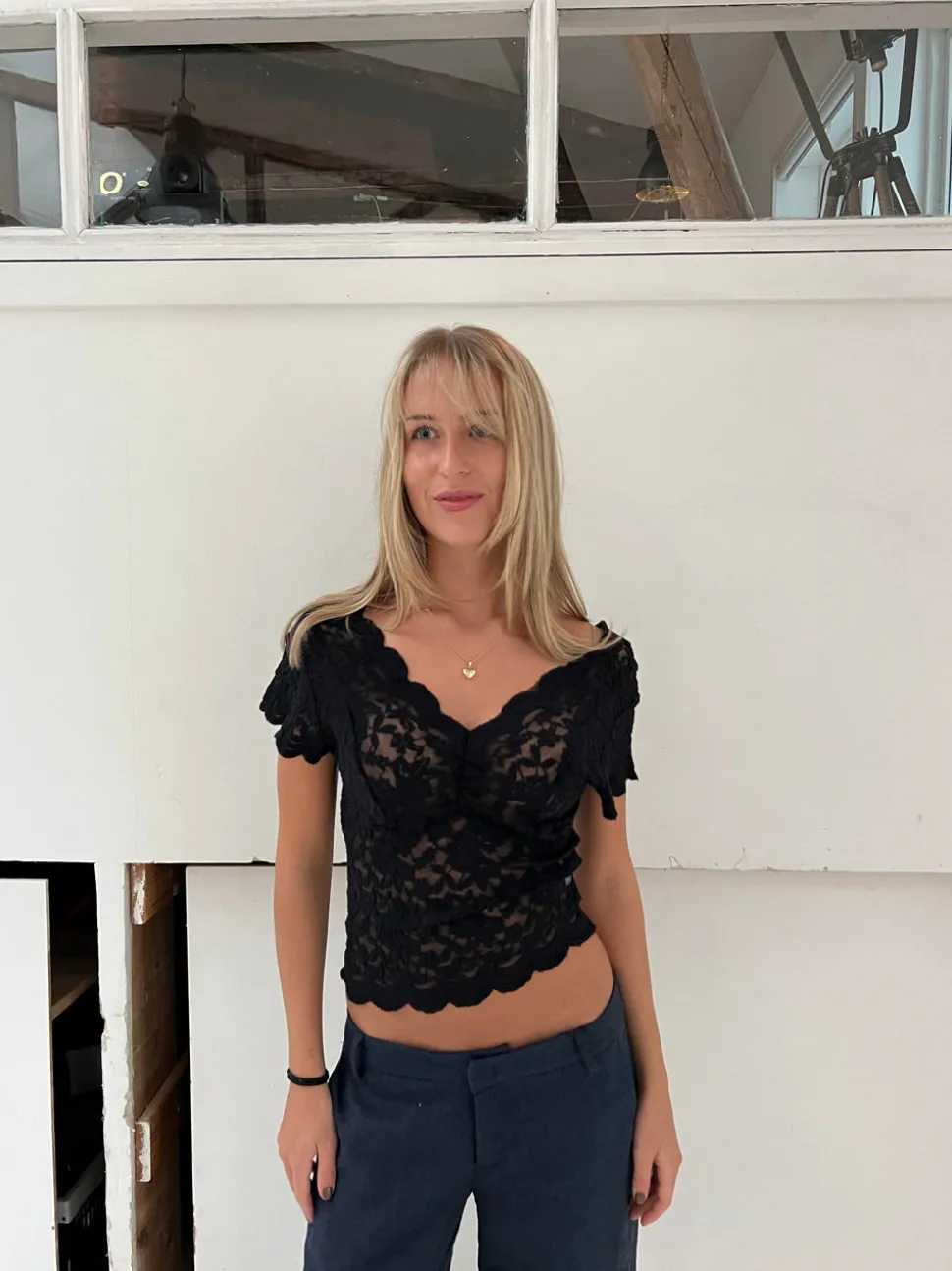 Isabel blondetop - Sort