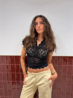 Isabel blondetop - Sort