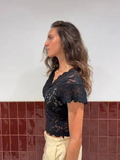 Isabel blondetop - Sort