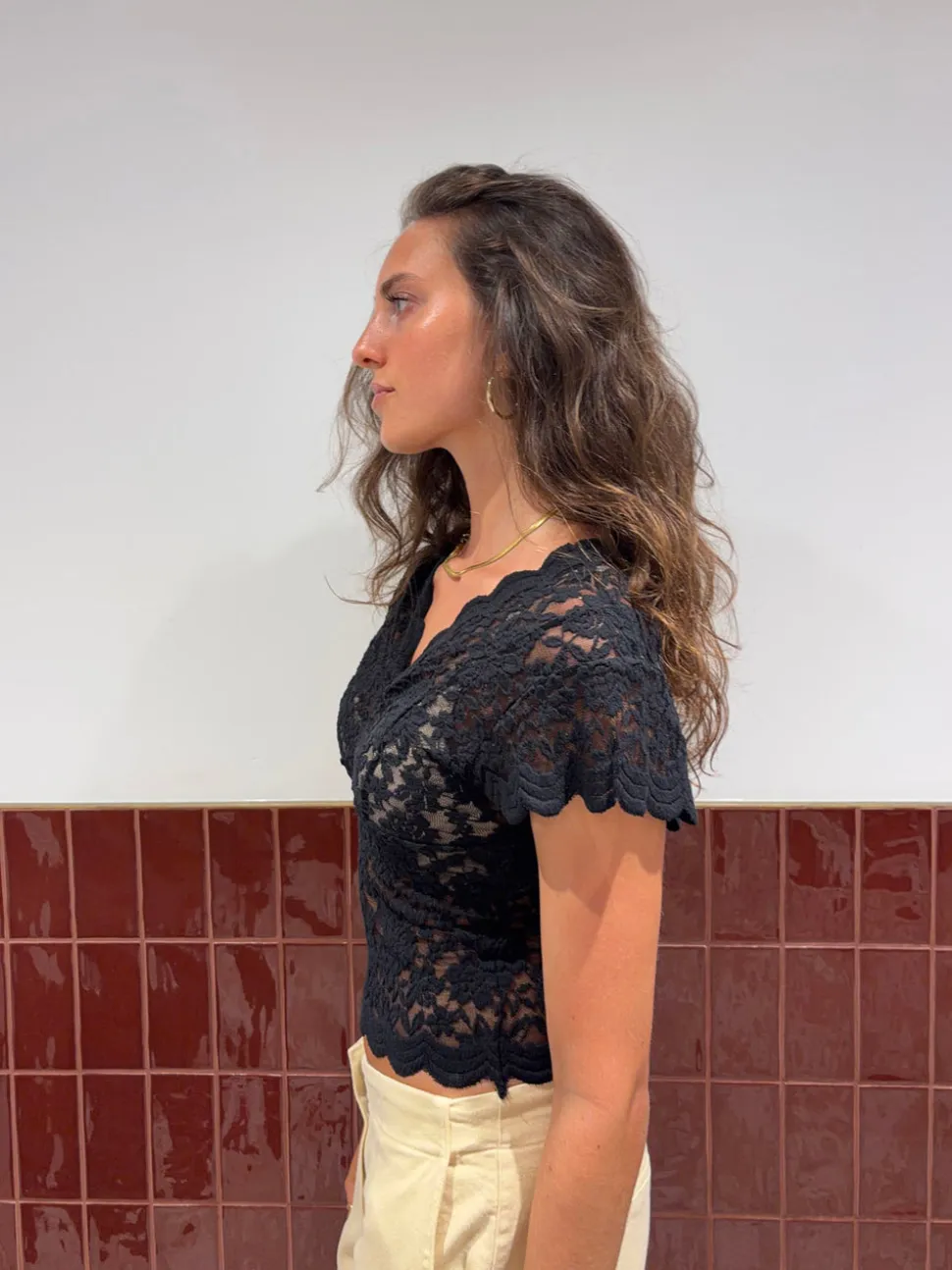 Isabel blondetop - Sort