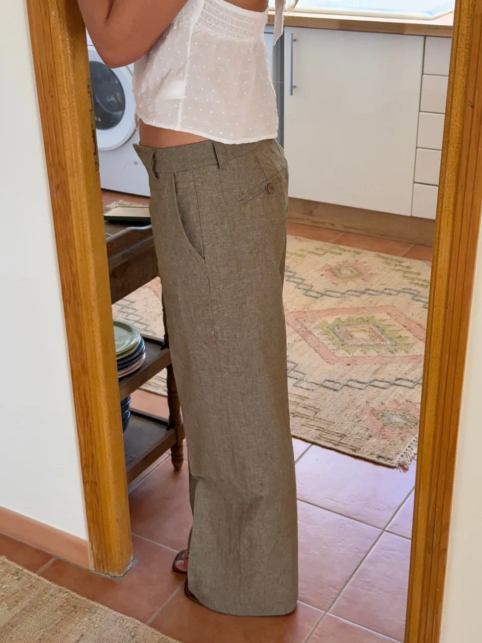 Isotta suitbukser - Kaki