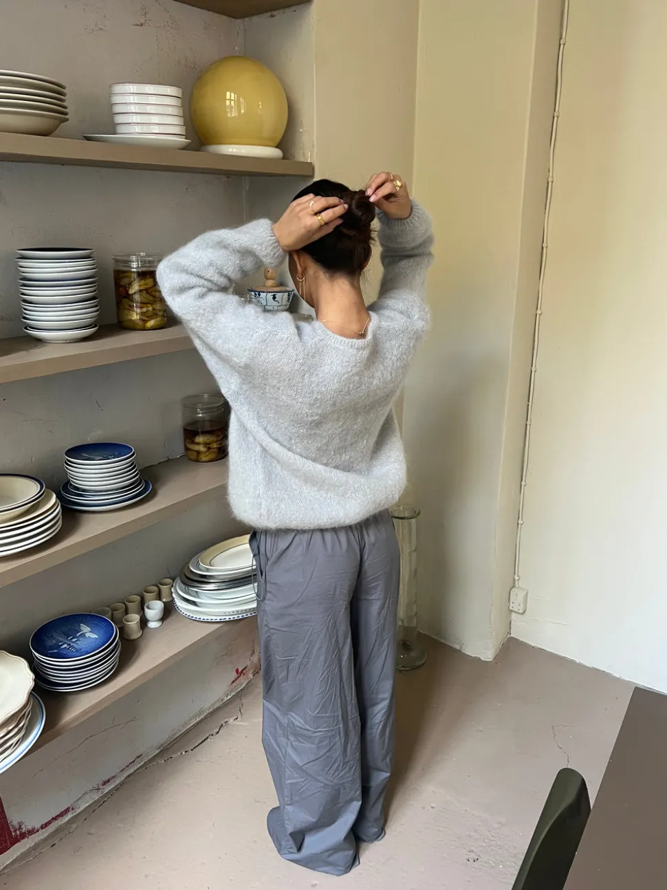 Jamilla mohair cardigan - Grå