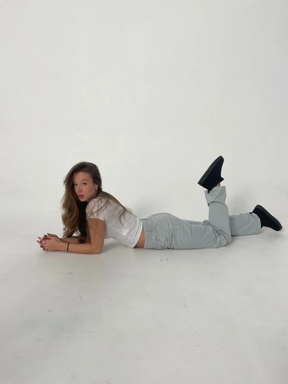 Josie jeans - Lysegrå