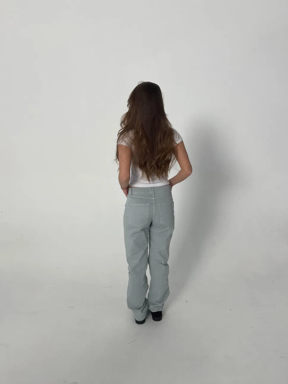 Josie jeans - Lysegrå