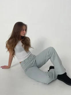 Josie jeans - Lysegrå