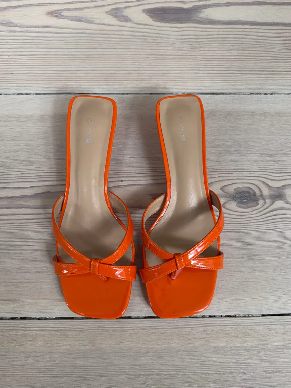 Joule sandaler med hæl - Orange