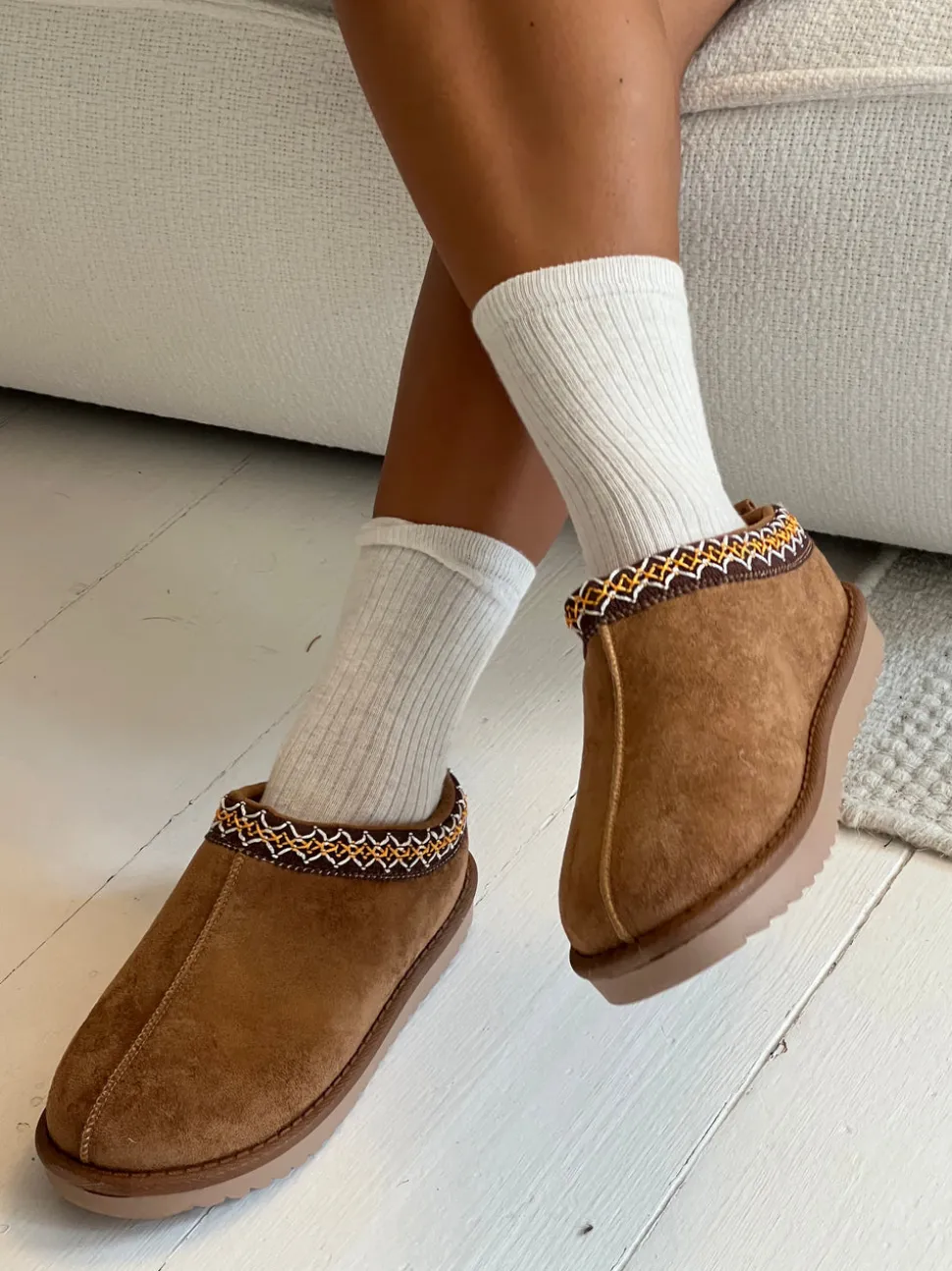Juba bamsestøvle mini - Beige