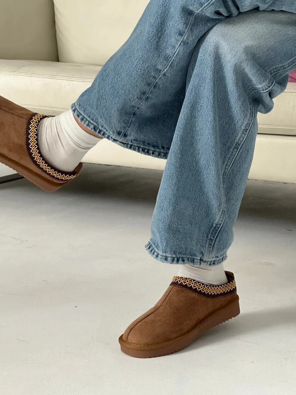 Juba bamsestøvle mini - Beige