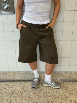 Kaline bermudashorts - Kaki