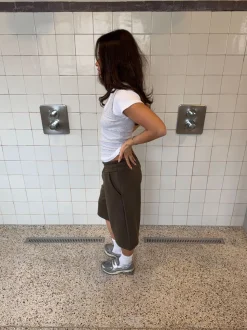 Kaline bermudashorts - Kaki