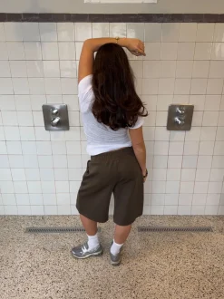 Kaline bermudashorts - Kaki