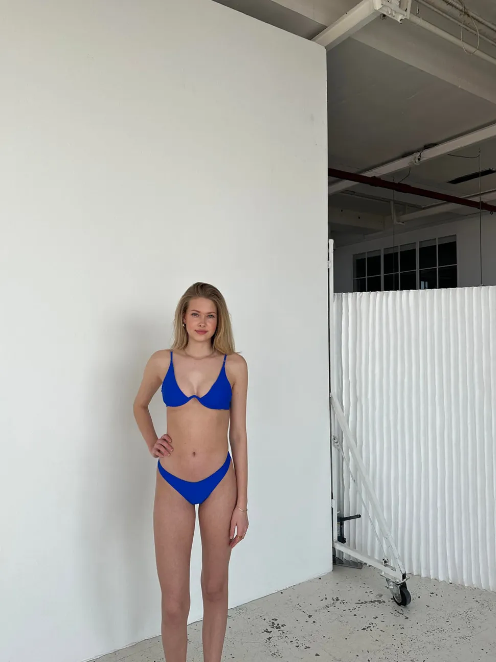 Kanvas bikini - Blå