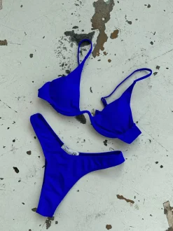 Kanvas bikini - Blå