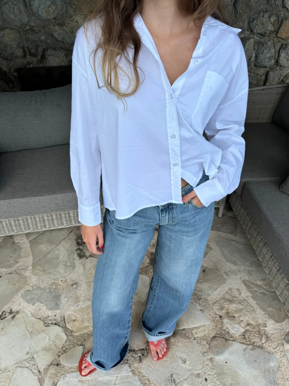 Kendall skjorte - Hvid
