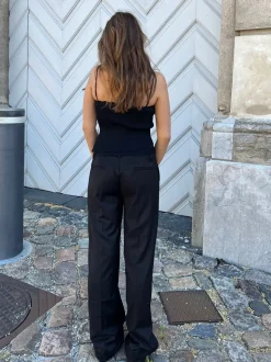 Kienna lavtaljet suit bukser - Sort