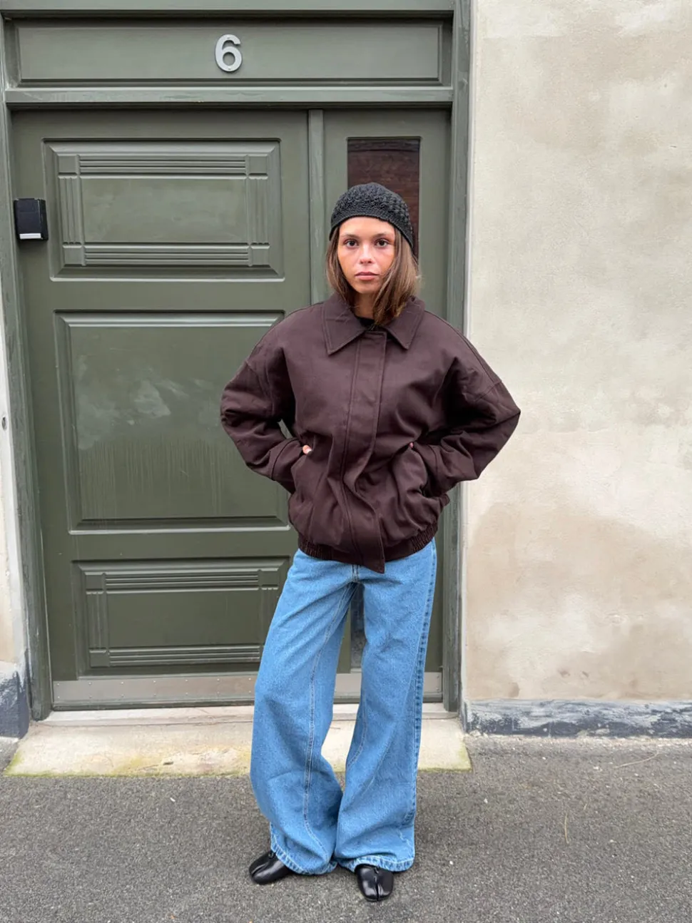 Kimma bomberjakke - Brun