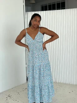 Kimora kjole - Blå