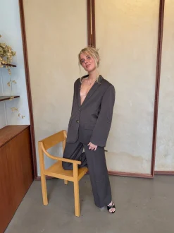Kornelia oversized blazer - Brun