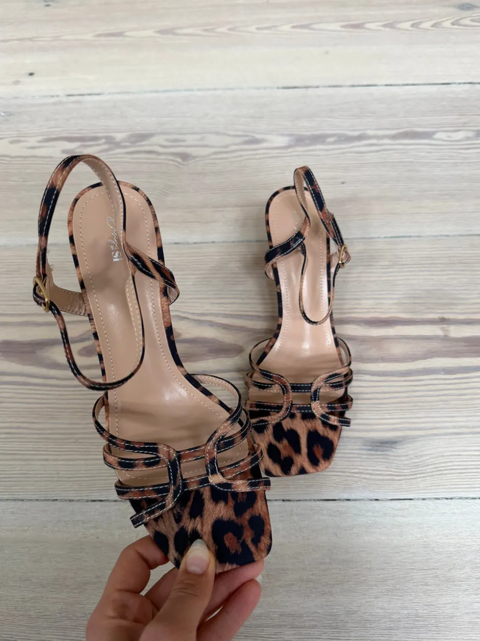 Leora stiletter - Leo print