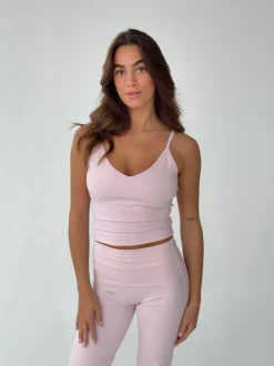 Lively v-neck tank top - Candyfloss