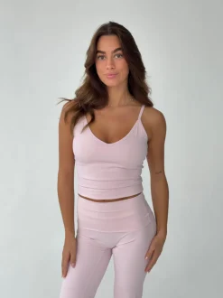 Lively v-neck tank top - Candyfloss