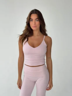Lively v-neck tank top - Candyfloss