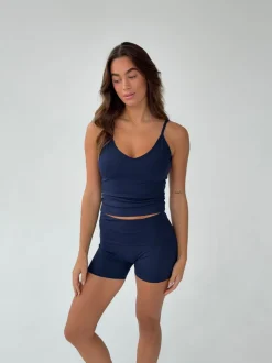 Lively v-neck tank top - Midnight