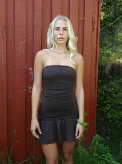 Lollie minikjole - Brun