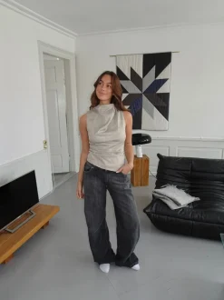 Louise top - Taupe