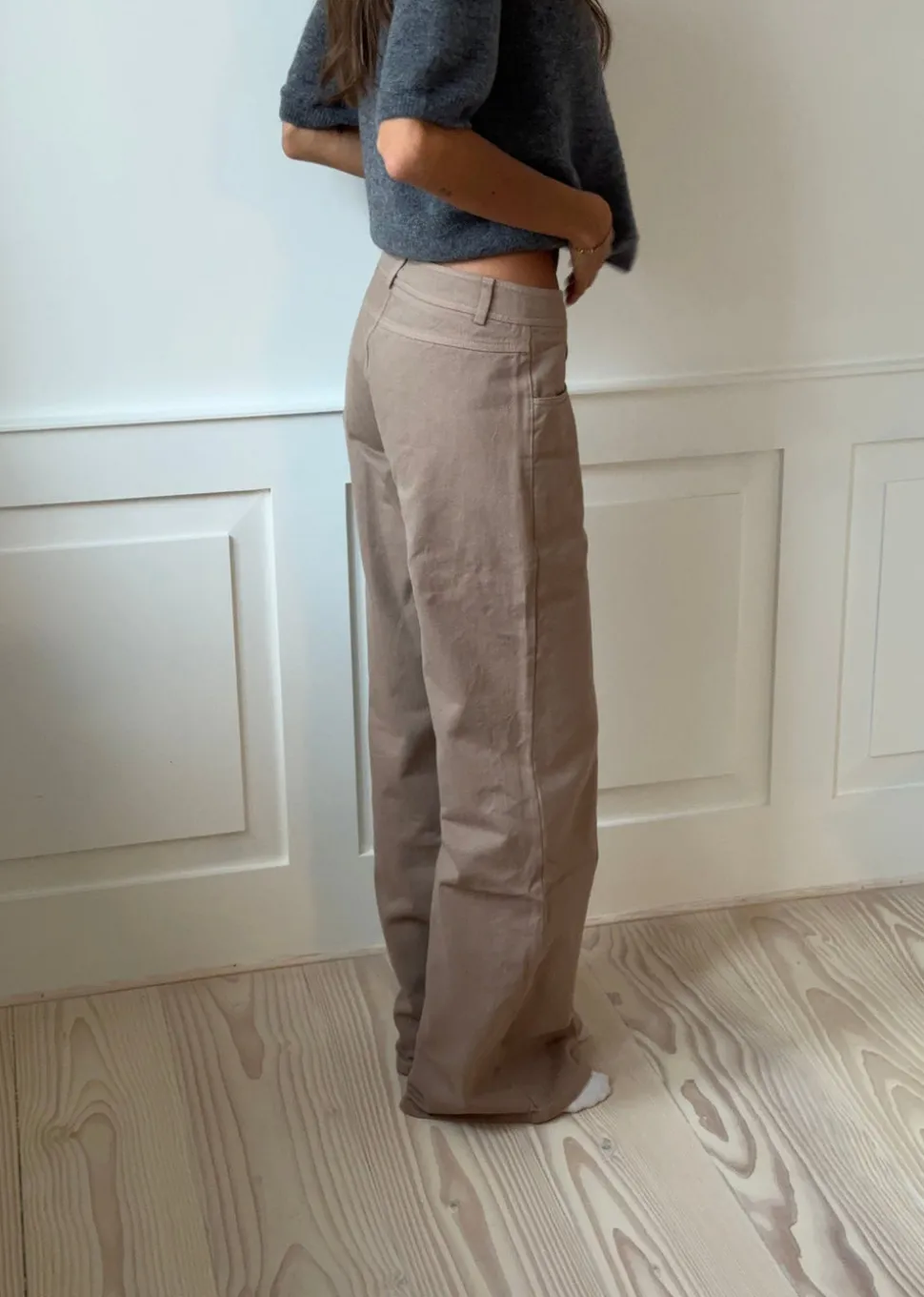 Lovia jeans - Taupe
