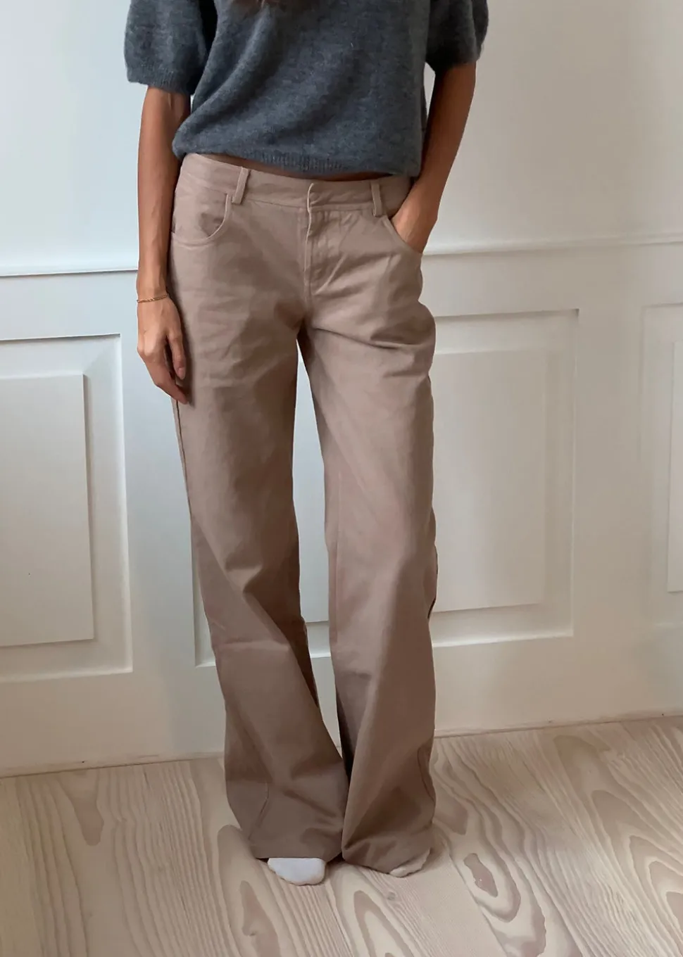 Lovia jeans - Taupe
