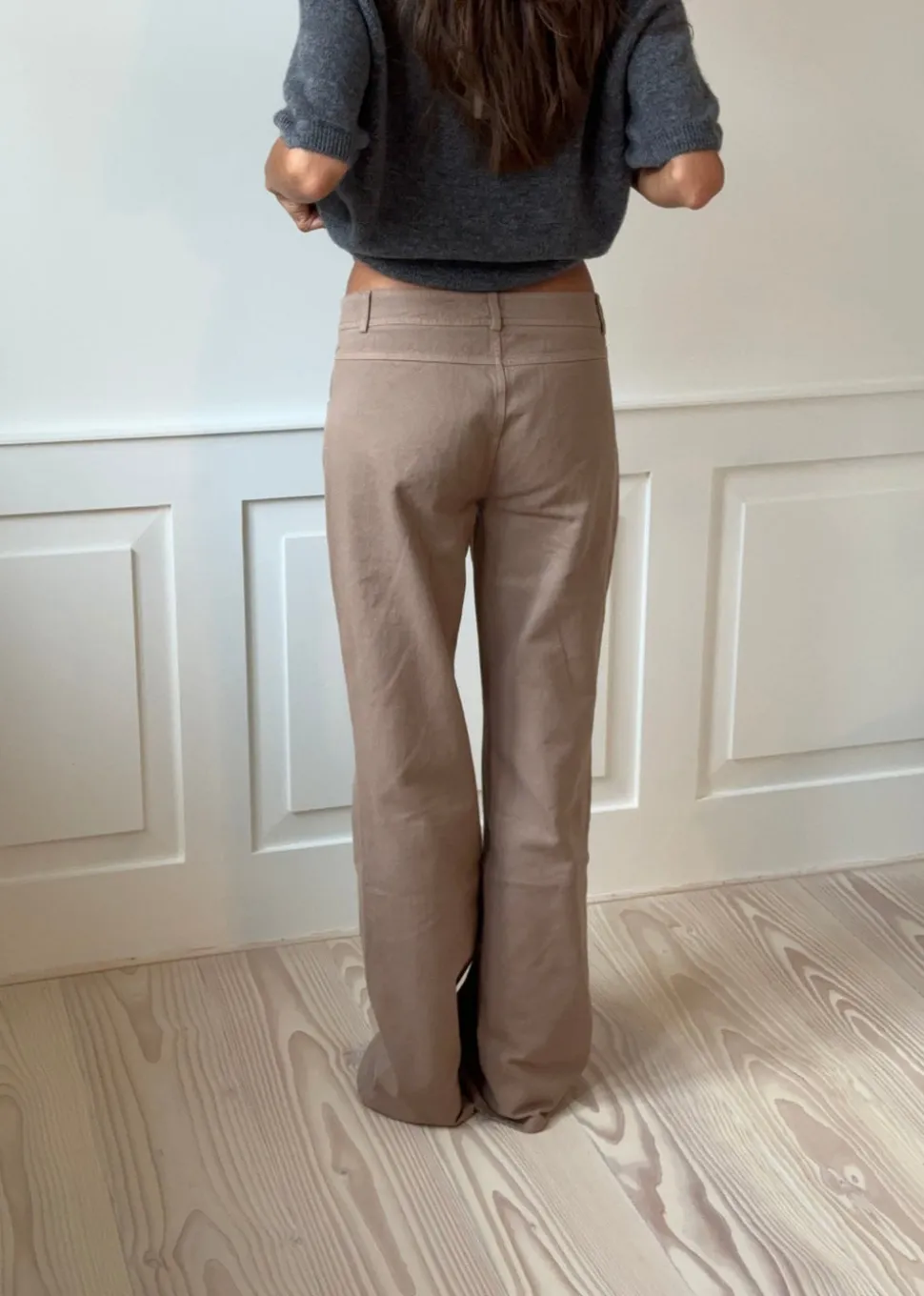 Lovia jeans - Taupe