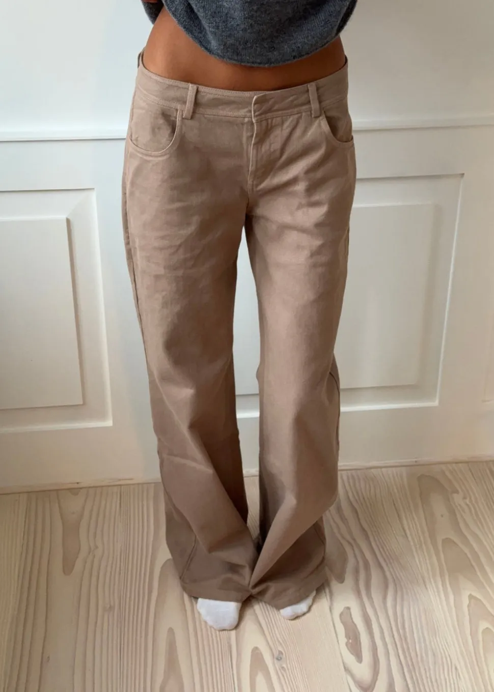 Lovia jeans - Taupe
