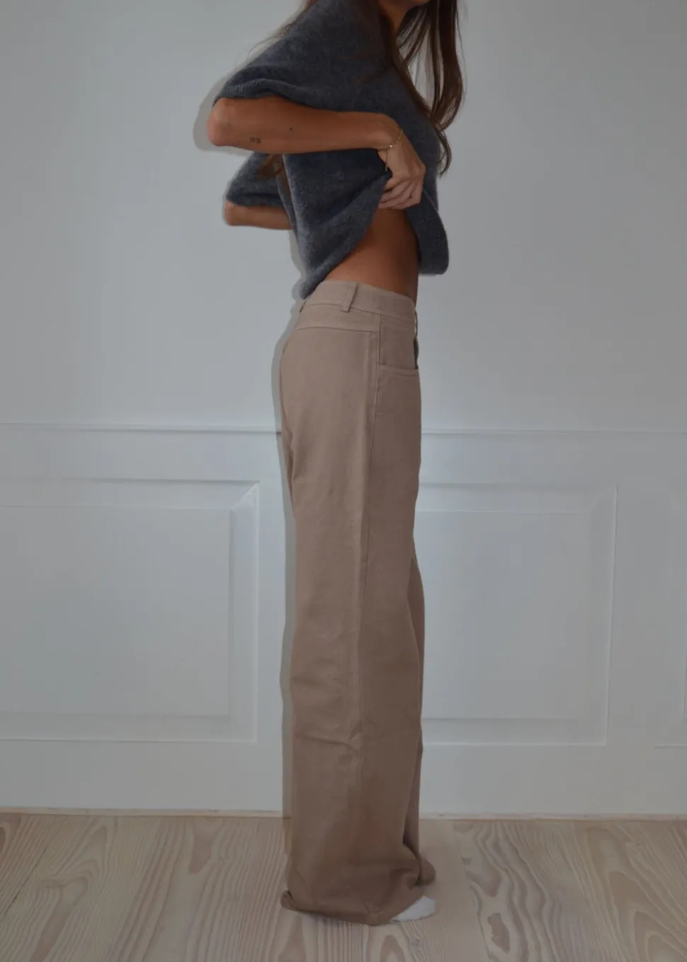 Lovia jeans - Taupe
