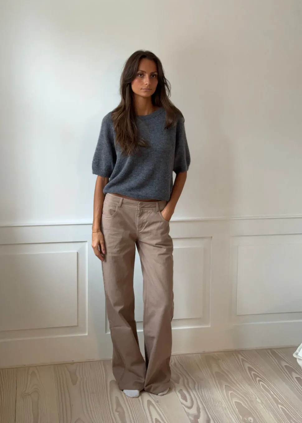 Lovia jeans - Taupe